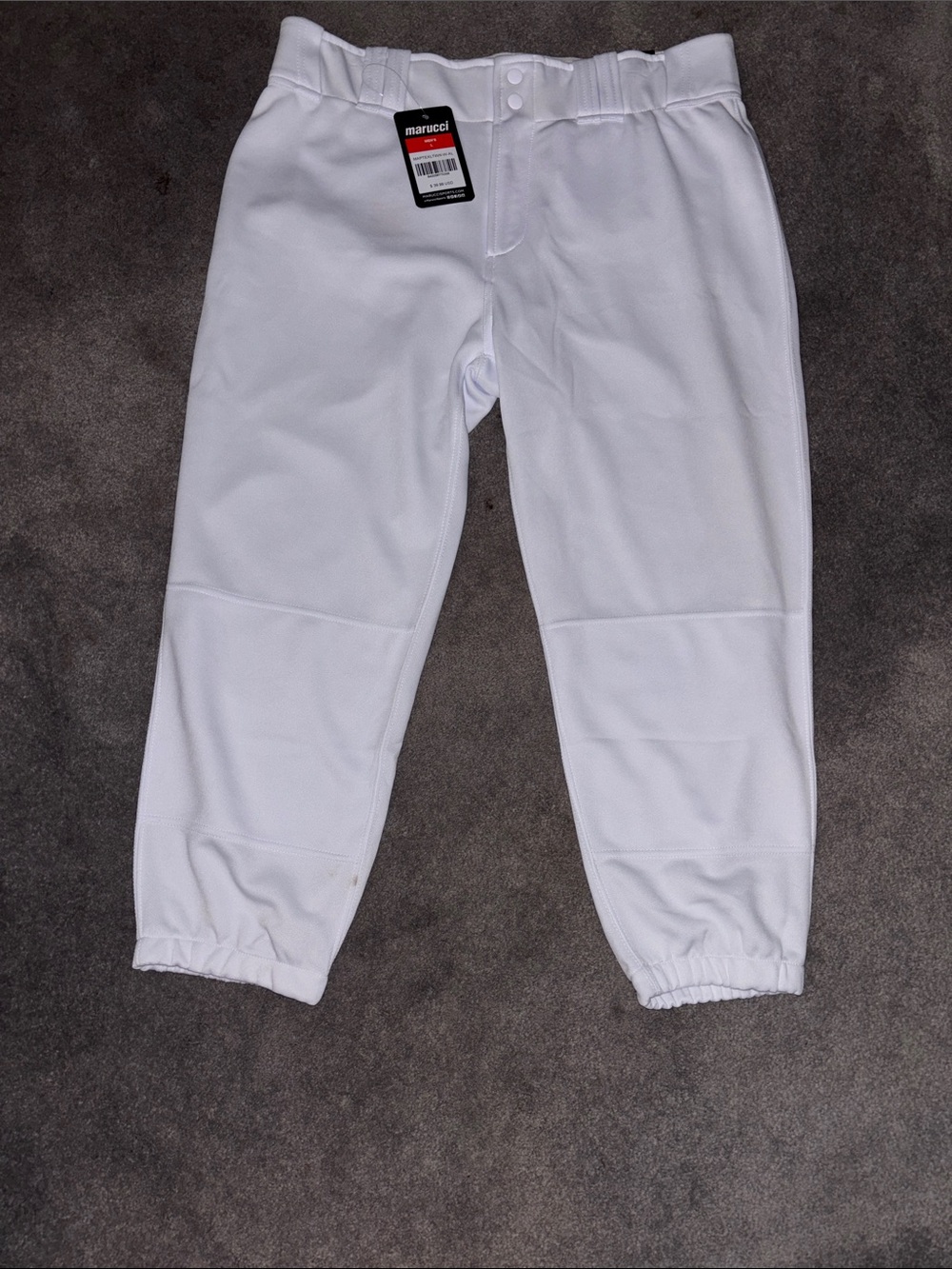 Mens Marucci White Baseball Pants NWT